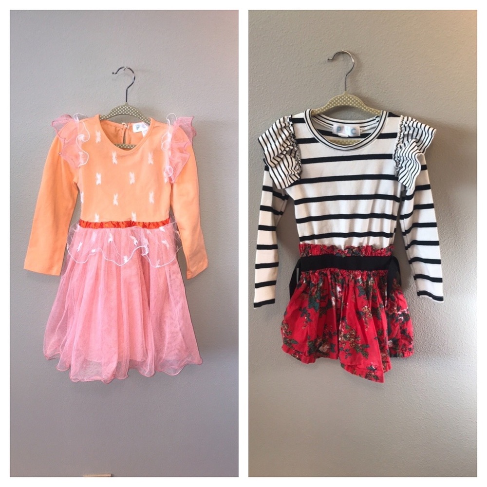 P❤️M Bundle of girls Easter dresses size 4